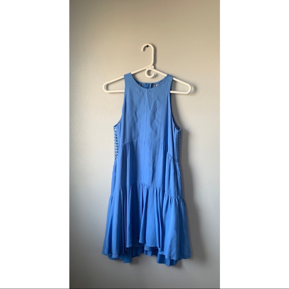 Revolve FINDERS KEEPERS Sleeveless Tiered Dress with Lining and Rose Gold Zip